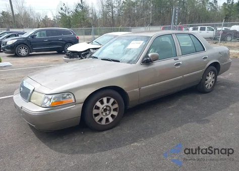 2004 Mercury Grand Marquis Ls из США, поврежденный, VIN 2MEFM75W54X626248